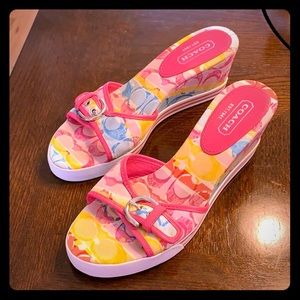 Coach wedges. So cute!